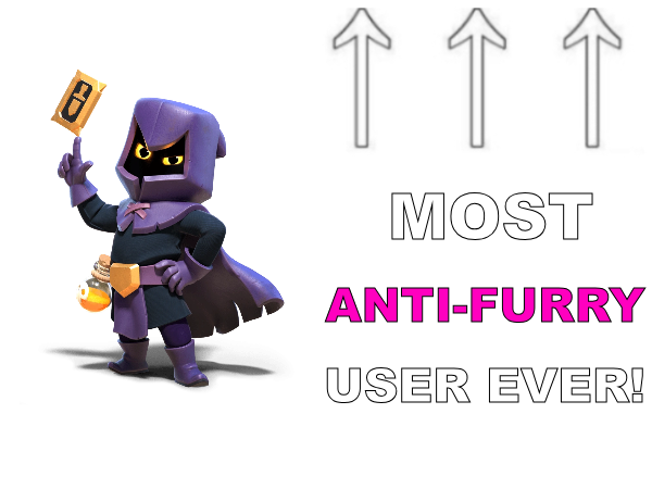 High Quality most anti-furry user ever Blank Meme Template