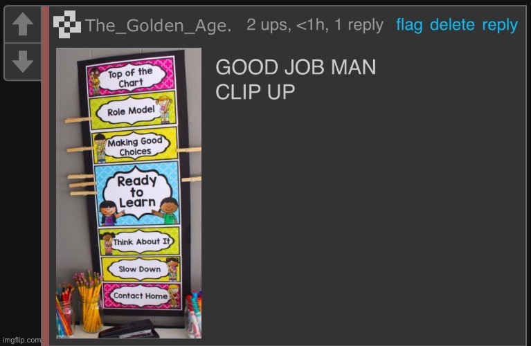 delted good job man clip up | made w/ Imgflip meme maker