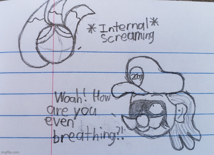 Goofy ahh doodle in class: Blank | image tagged in school,class,drawing | made w/ Imgflip meme maker