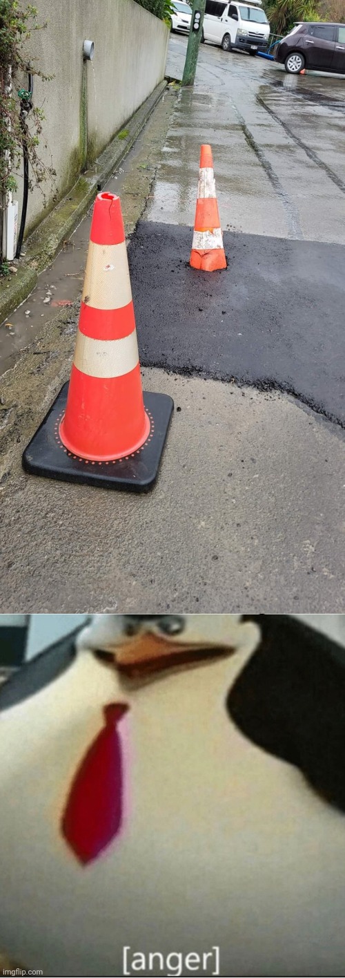 Cones | image tagged in anger,cone,stuck,cones,you had one job,memes | made w/ Imgflip meme maker