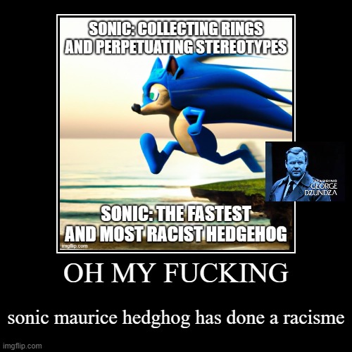 Sonic racism Blank Meme Template