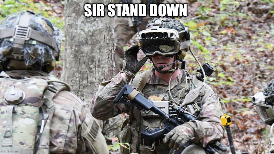 SIR STAND DOWN | made w/ Imgflip meme maker