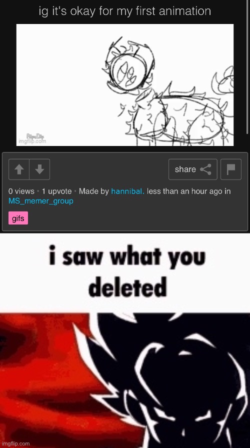 image tagged in i saw what you deleted | made w/ Imgflip meme maker