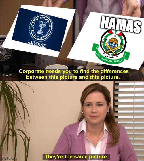 They are the same picture | HAMAS | image tagged in they are the same picture | made w/ Imgflip meme maker