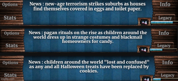 spoopy month on cookie clicker. ok | image tagged in spooky month,cookies | made w/ Imgflip meme maker