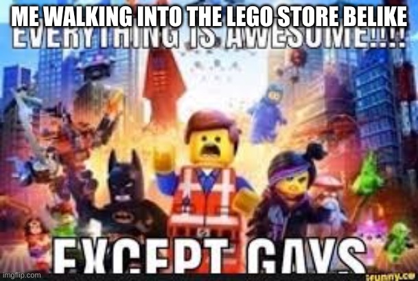 ME WALKING INTO THE LEGO STORE BELIKE | made w/ Imgflip meme maker