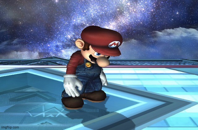 Sad Mario | image tagged in sad mario | made w/ Imgflip meme maker