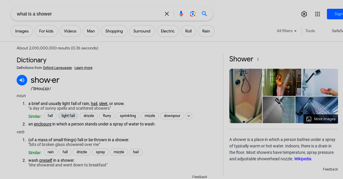 Google; What is a shower Blank Meme Template
