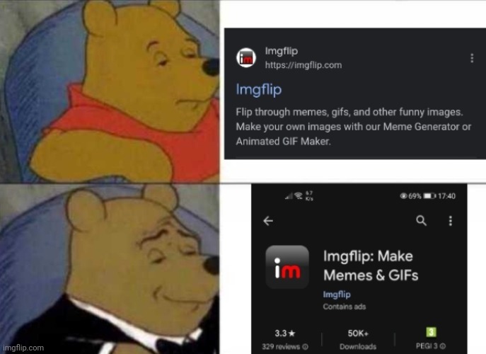 Esteemed individuals | image tagged in tuxedo winnie the pooh,imgflip | made w/ Imgflip meme maker