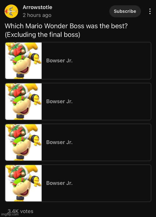 Bowsa juinor | made w/ Imgflip meme maker