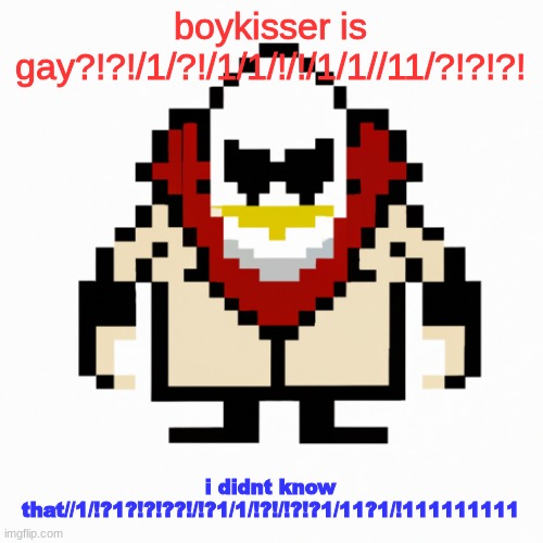 cap | boykisser is gay?!?!/1/?!/1/1/!/!/1/1//11/?!?!?! i didnt know that//1/!?1?!?!??!/!?1/1/!?!/!?!?1/11?1/!111111111 | image tagged in stan_smith's formerly dr eggman's ai temp | made w/ Imgflip meme maker