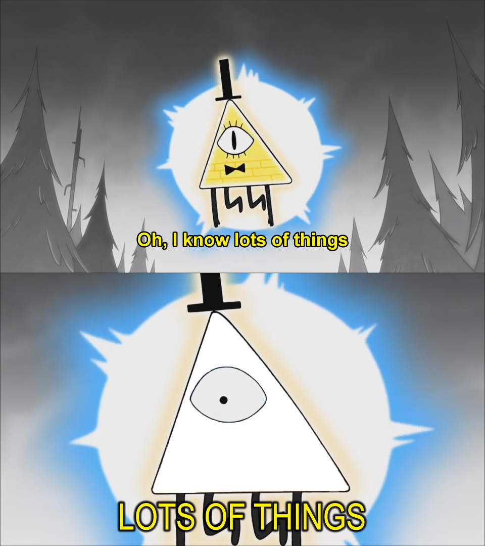 High Quality Bill Cipher meme template Blank Meme Template