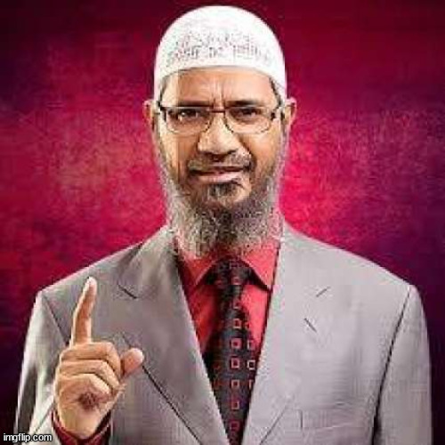 W man | image tagged in dr zakir naik | made w/ Imgflip meme maker