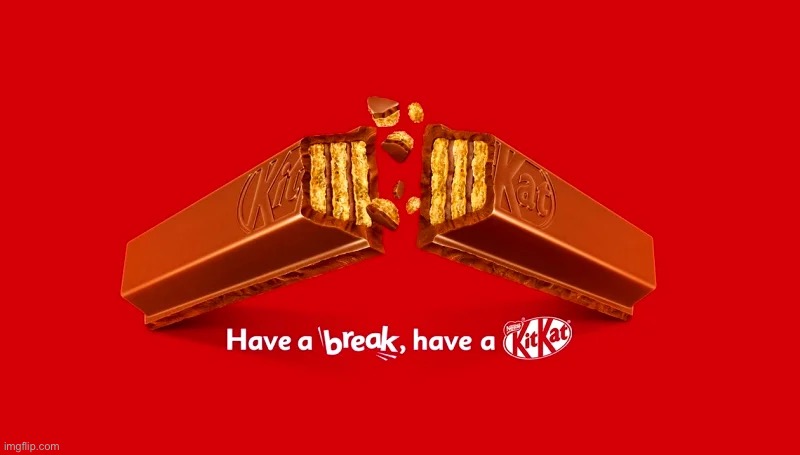 Kitkat | image tagged in kitkat,break | made w/ Imgflip meme maker