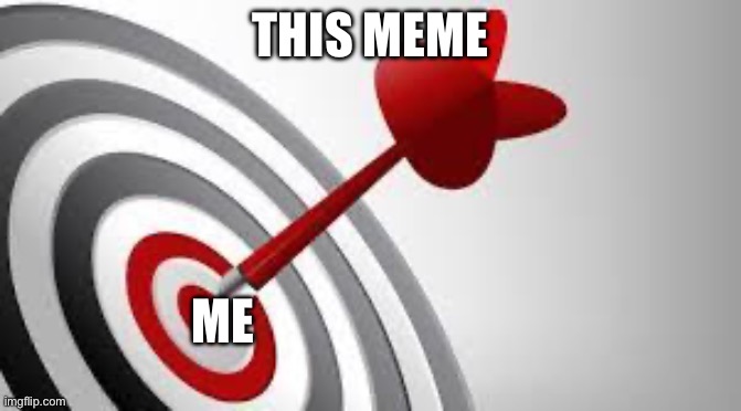 Relatable meme | THIS MEME; ME | image tagged in focus target,relatable,relatable memes | made w/ Imgflip meme maker