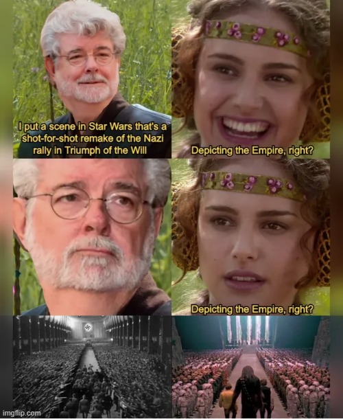 Oh My George | image tagged in star wars | made w/ Imgflip meme maker