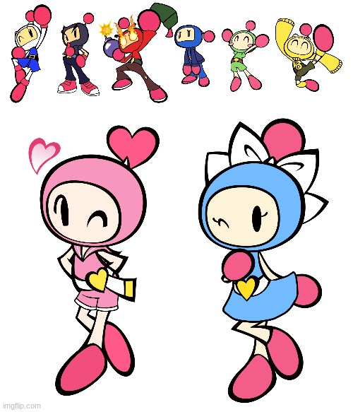 Bomberman Bros edits (Edits by SweetWolf05) | made w/ Imgflip meme maker