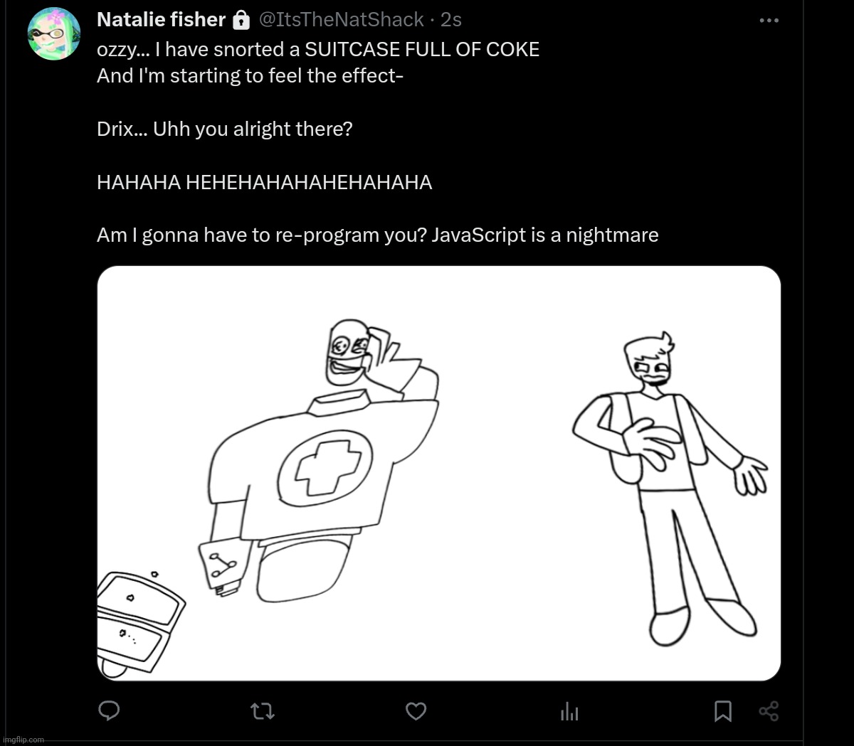 Mildesmallington twitter post | made w/ Imgflip meme maker
