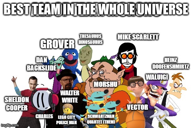 All of Team Morshu | BEST TEAM IN THE WHOLE UNIVERSE | image tagged in all of team morshu | made w/ Imgflip meme maker