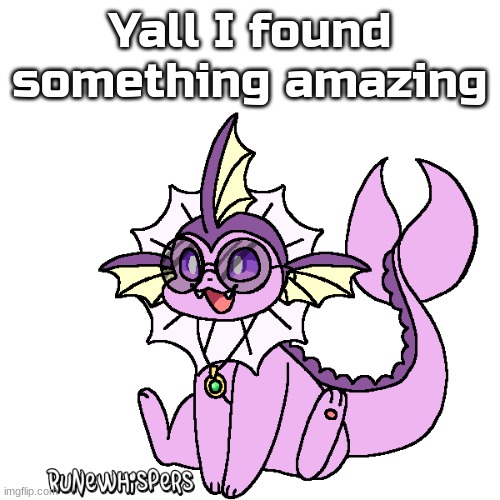 gonna use it in something special | Yall I found something amazing | image tagged in id,vaporeon,eevee,eeveelutions | made w/ Imgflip meme maker