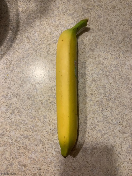 a straight banana | image tagged in banana,bananas,banana power,you have been eternally cursed for reading the tags | made w/ Imgflip meme maker