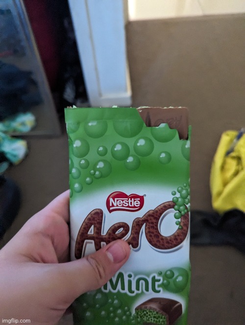 Mmm yummy Aero bar | made w/ Imgflip meme maker