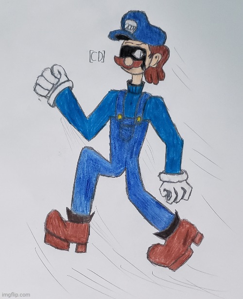 Jump! | image tagged in ocs,mario,drawing | made w/ Imgflip meme maker