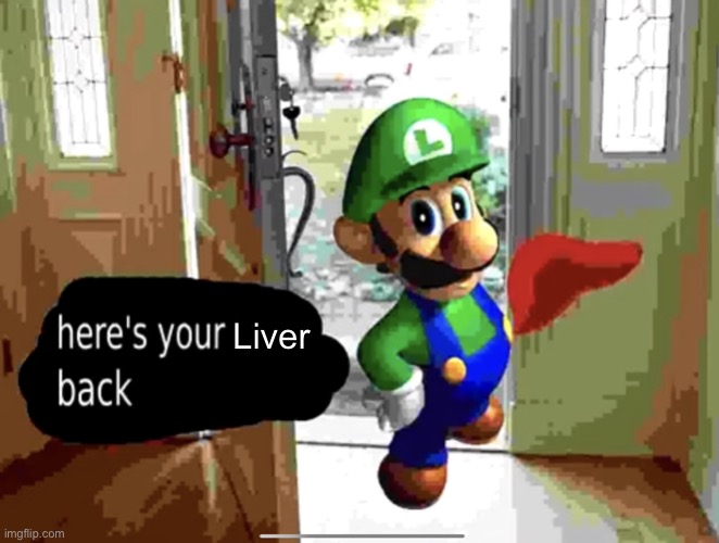 Here’s your _____ back | Liver | image tagged in here s your _____ back | made w/ Imgflip meme maker