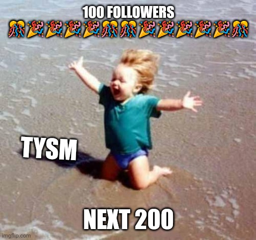 Celebration | 100 FOLLOWERS 🎊🎉🎉🎉🎉🎊🎊🎉🎉🎉🎉🎉🎊; TYSM; NEXT 200 | image tagged in celebration | made w/ Imgflip meme maker