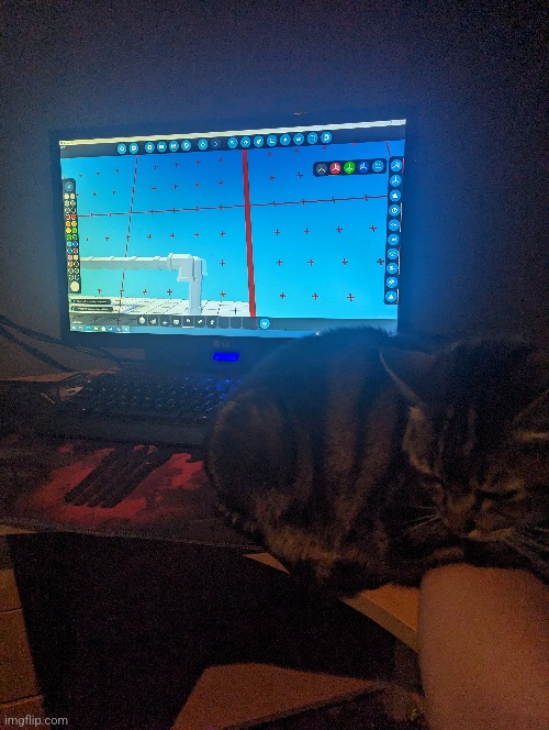 cant even play Stormworks without the goober bothering me | made w/ Imgflip meme maker