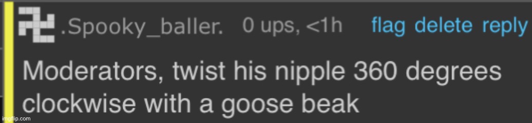 New temp fr fr | image tagged in twist his nipple | made w/ Imgflip meme maker