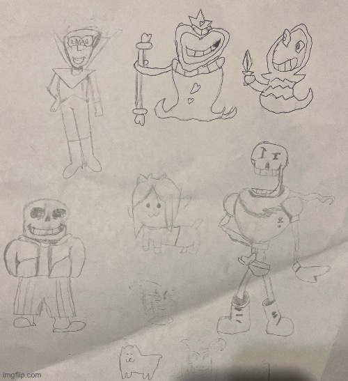 Sh@ty drawings by me | image tagged in deltarune,undertale,drawings | made w/ Imgflip meme maker