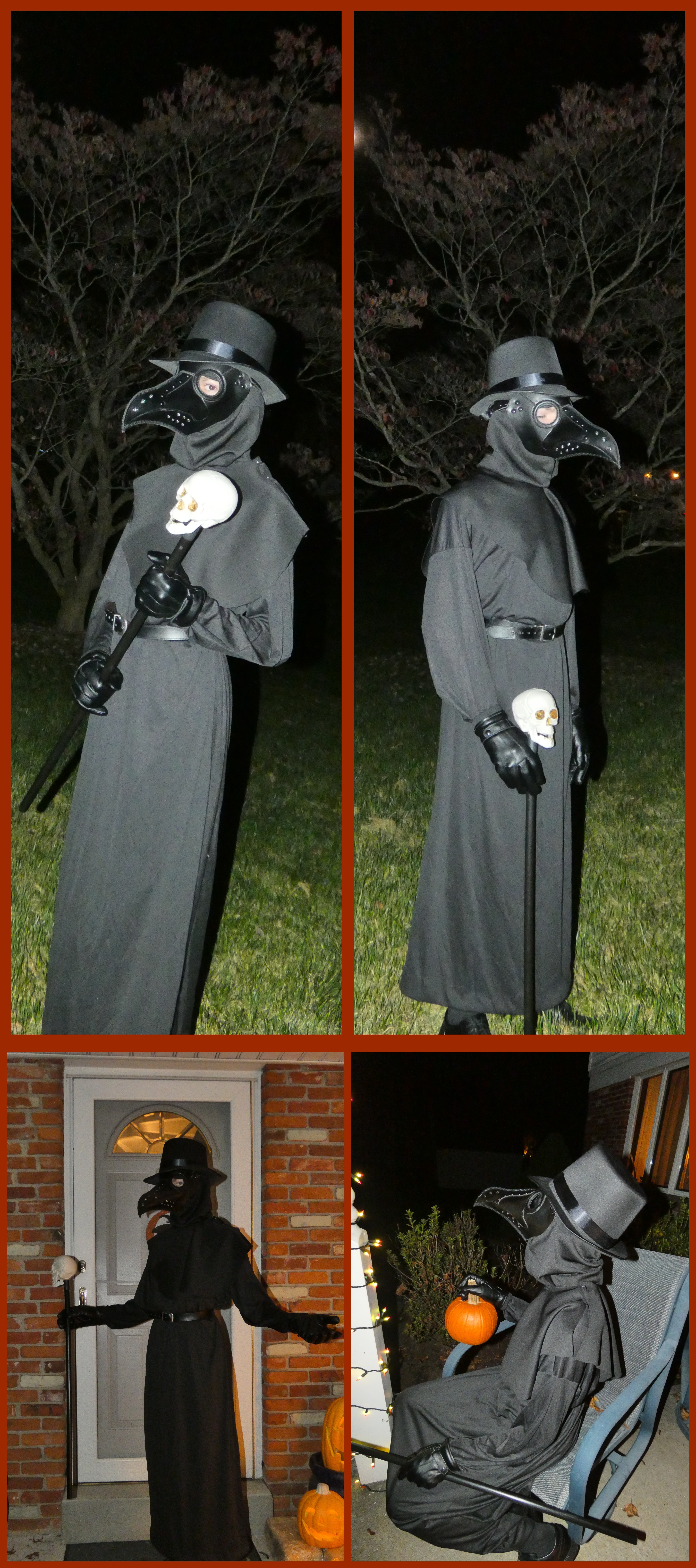 I'M BACK BOYS | image tagged in iceu,plague doctor,costume,halloween costume | made w/ Imgflip meme maker