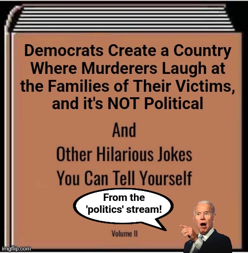 An example of the insanity from mods in the 'politics' stream | From the
'politics' stream! | image tagged in memes,politics,mods,democrats,crime,insanity | made w/ Imgflip meme maker