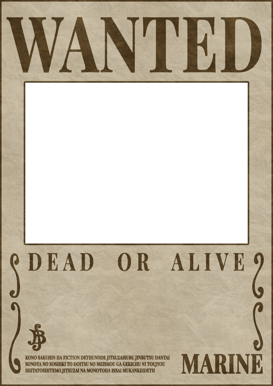 Wanted Blank Meme Template