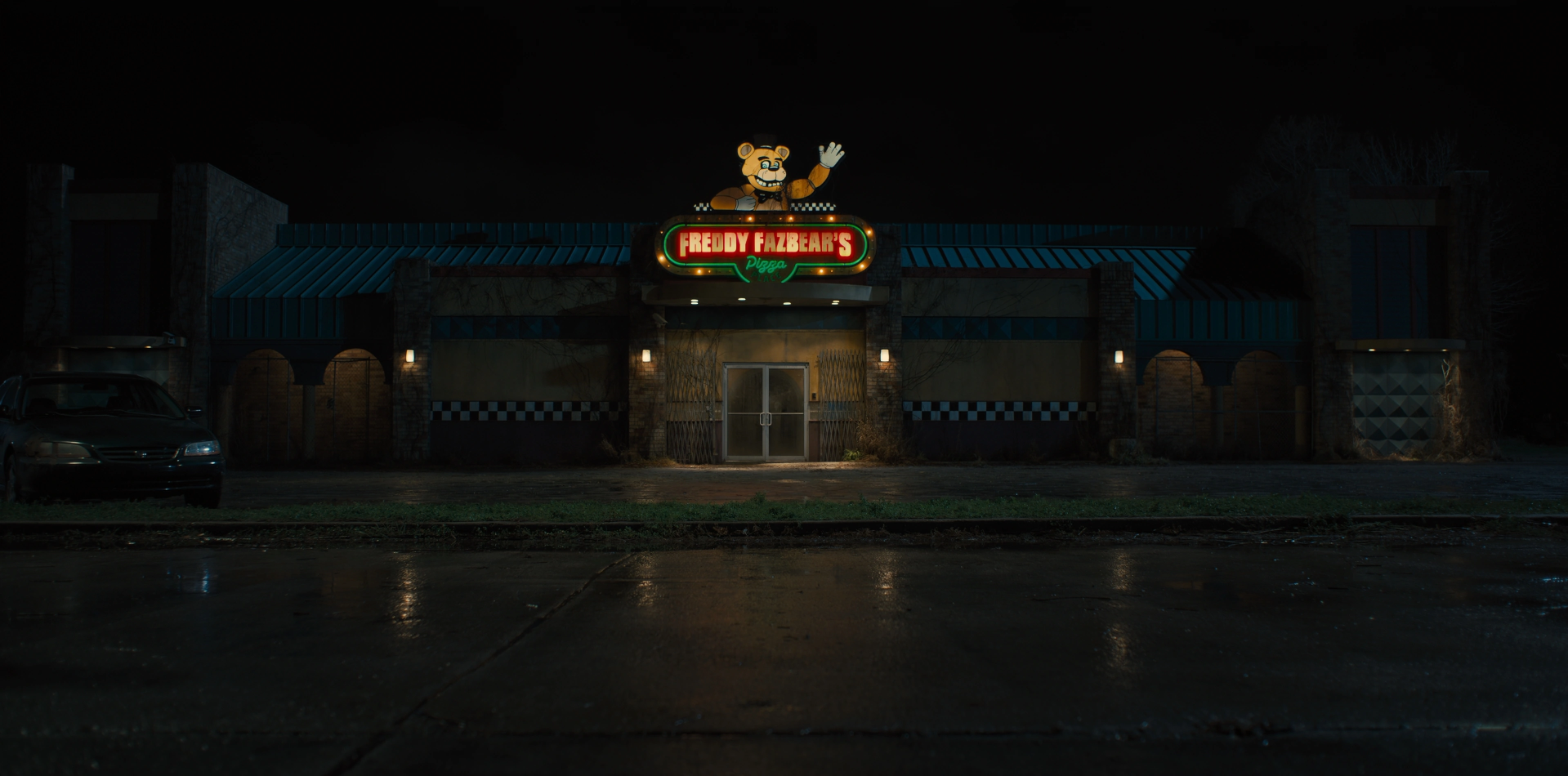 High Quality Freddy Fazbear's Pizza Place (Film) | Five Nights at Freddy's Wi Blank Meme Template