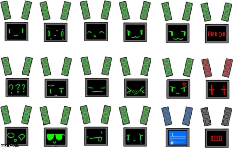 Finally got it to work. I'll make the one with the other custom faces separately | image tagged in data expression sheet | made w/ Imgflip meme maker