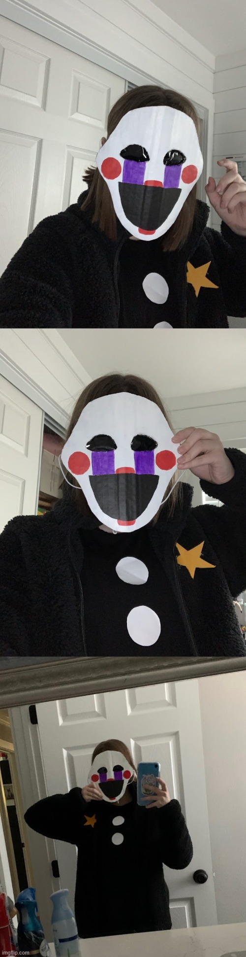 Guess who went to see the FNaF movie today! Here's the outfit! | made w/ Imgflip meme maker