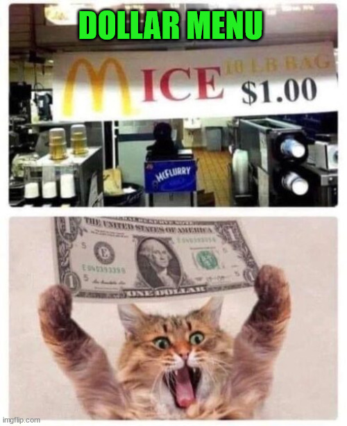 Dollar Menu still exists... | DOLLAR MENU | image tagged in repost,mcdonalds,what did it cost,one,dollar | made w/ Imgflip meme maker