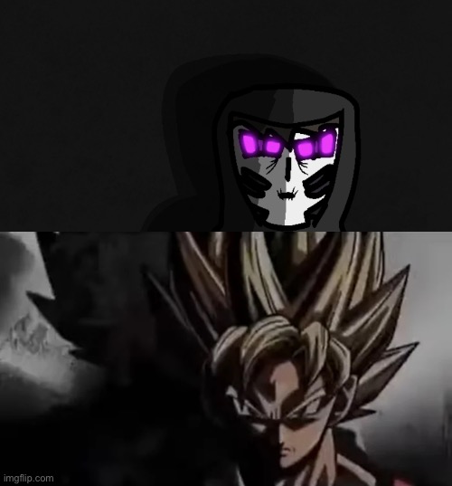 who did it better | image tagged in death stare,goku staring | made w/ Imgflip meme maker