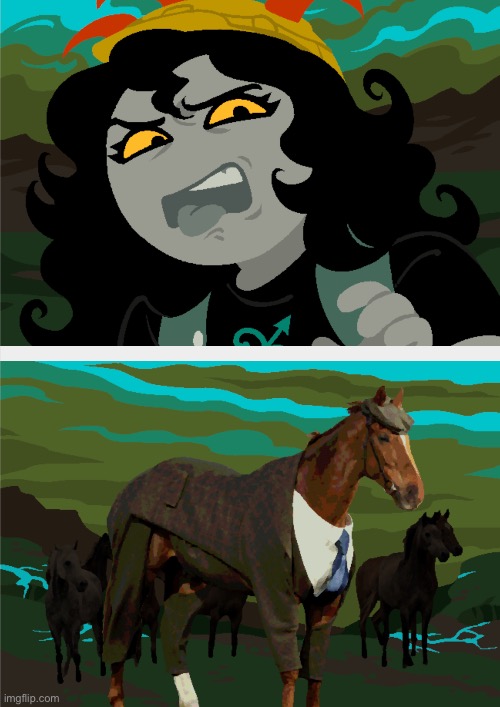 well dressed horse | made w/ Imgflip meme maker