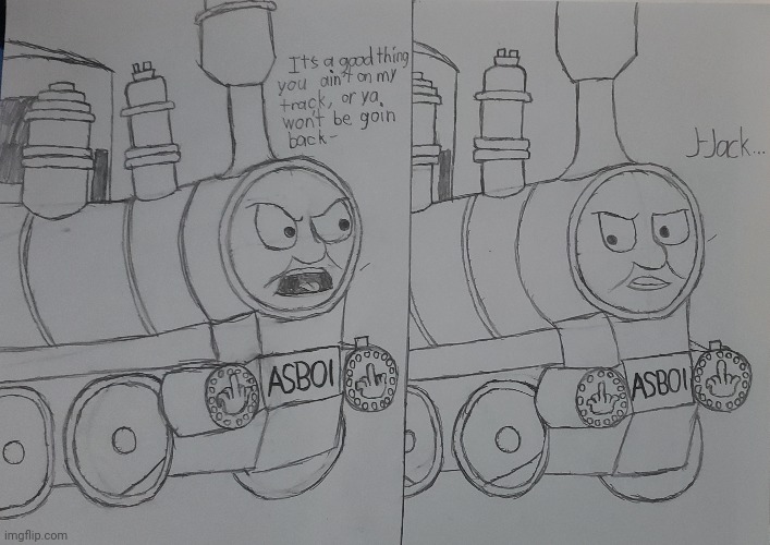 Thomas The Chav Engine | image tagged in thomas the tank engine,chav,drawing | made w/ Imgflip meme maker