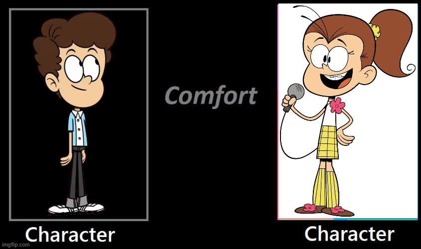 What if Benny Comforts Luan? | image tagged in the loud house | made w/ Imgflip meme maker