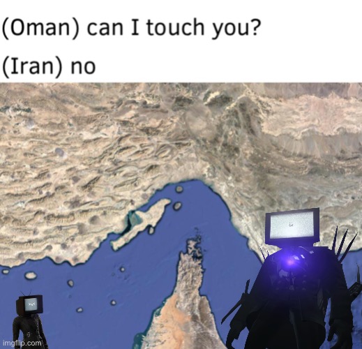 image tagged in oman,iran | made w/ Imgflip meme maker