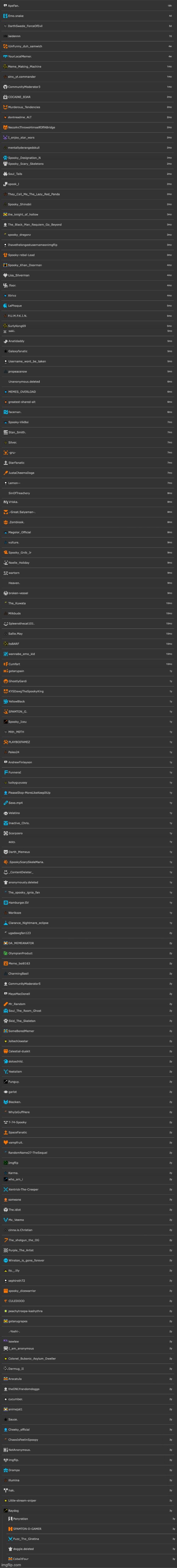 every user I currently follow reveal | made w/ Imgflip meme maker
