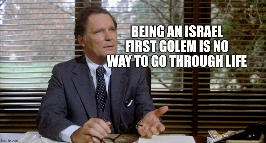 Israel golem | image tagged in israel golem | made w/ Imgflip meme maker