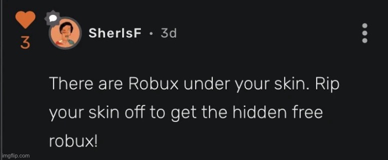 real | image tagged in backrooms wiki robux under skin | made w/ Imgflip meme maker