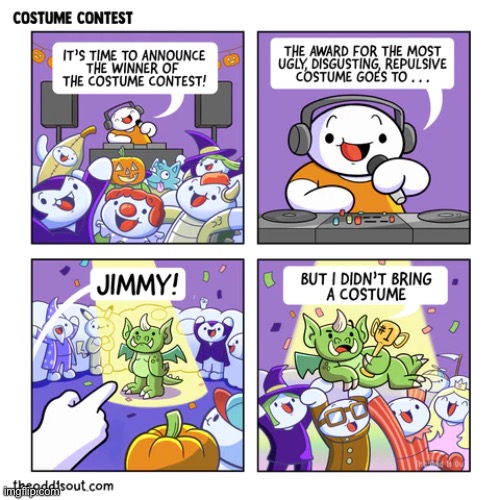 Oh man | image tagged in theodd1sout,comics/cartoons | made w/ Imgflip meme maker