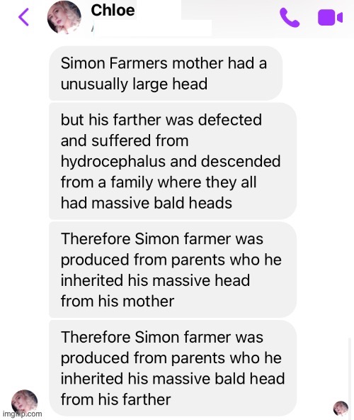 The Reason Why Simon Farmer Has Such A Big Head And Hydrocephalus he genetically inherited it | image tagged in big head,big,head,forehead,ugly guy,ugly face | made w/ Imgflip meme maker