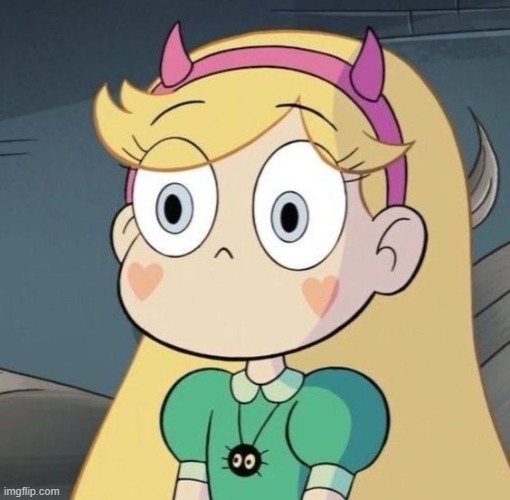 Star Butterfly Mouthless | image tagged in star butterfly,mouthless | made w/ Imgflip meme maker